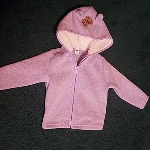 12-18 month old navy fleece unicorn sweatshirt